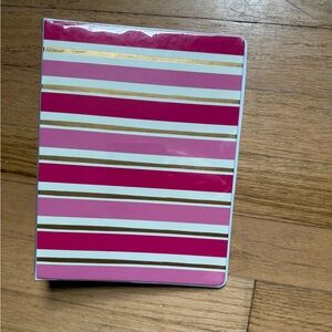 Pink and Gold Office Binders & Folders